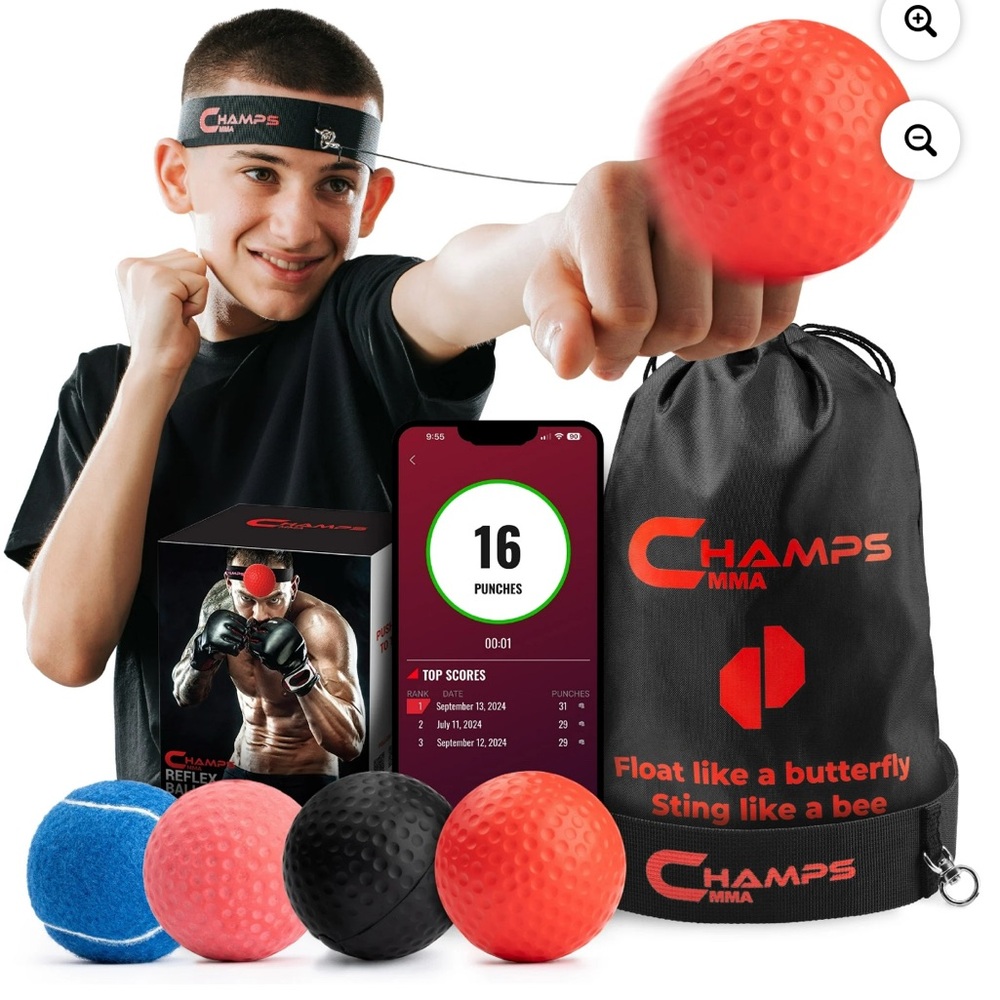 Champs 4-Level Training System with Red, Blue, Black Balls